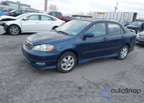 2008 Toyota Corolla S z USA, uszkodzony, nr VIN 2T1BR32E38C899978